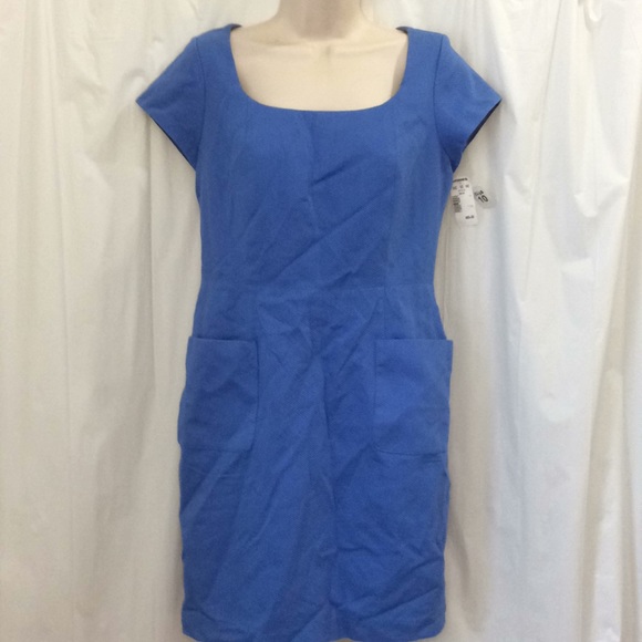 NWT Susan Ives size 10 Blue Dress Above Knee Cute - Picture 1 of 7